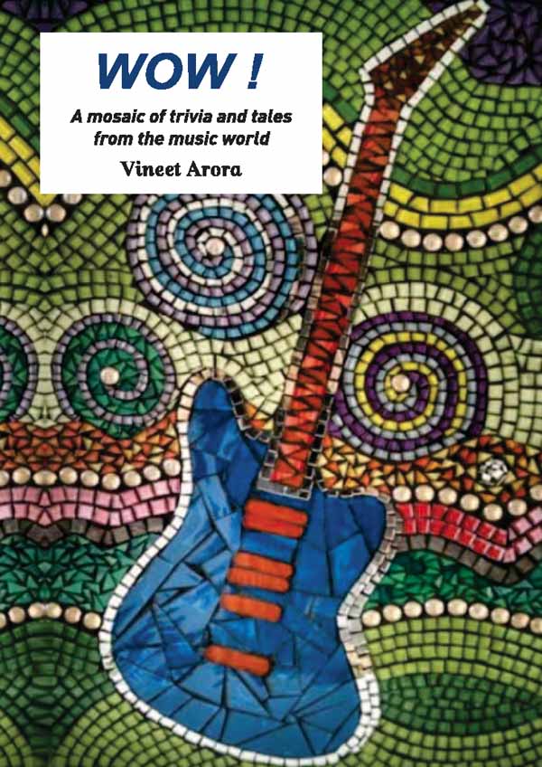 Self-published book cover design — trivia and music world, Magnum Custom Publishing Delhi